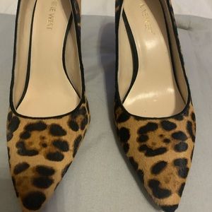 Nine West leopard heels